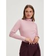 Розова памучна дамска блуза-2 снимка
