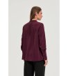 Дамска блуза в цвят бордо-1 снимка