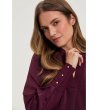Дамска блуза в цвят бордо-4 снимка