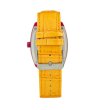 Унисекс часовник в оранжево и циклама-1 снимка