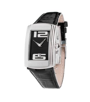 Унисекс часовник в черно и сребристо снимка