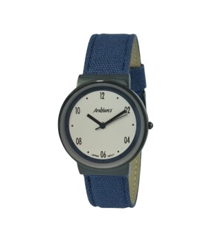 Кварцов дамски часовник в тъмносиньо снимка