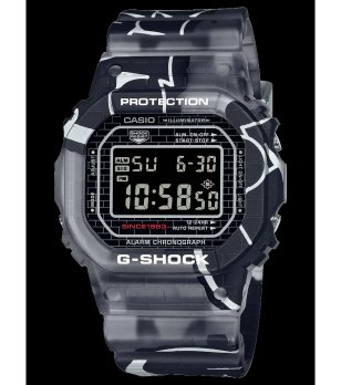 Дигитален мъжки часовник в сиво и черно  G-Shock снимка