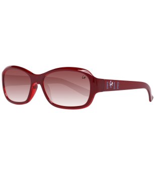 Слънчеви очила с червена рамка снимка