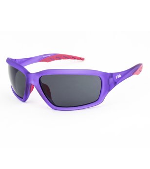 Спортни слънчеви очила с лилава рамка снимка