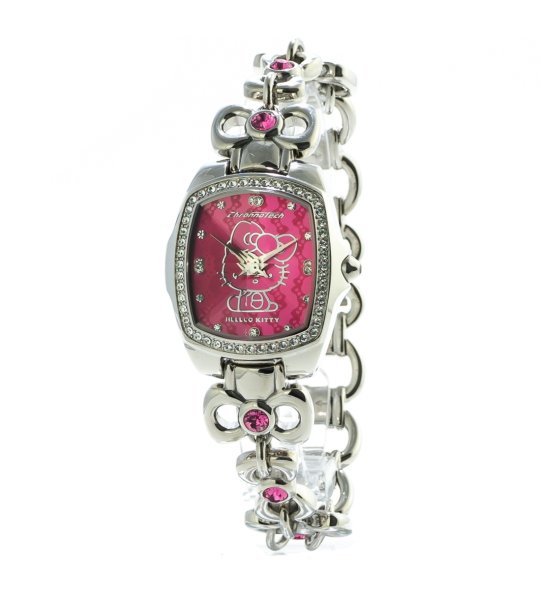 Дамски часовник в сребристо и розово снимка