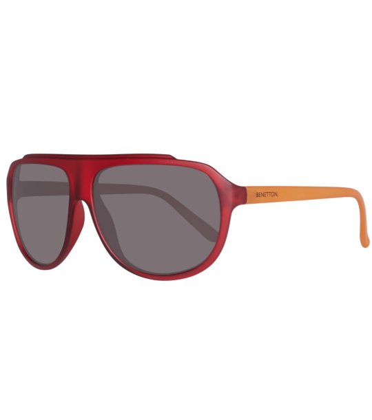 Мъжки слънчеви очила с червена рамка и оранжеви дръжки снимка