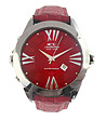Мъжки часовник в черно и червено с две лица-1 снимка