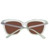 Дамски слънчеви очила с прозрачни рамки-2 снимка