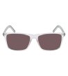 Унисекс слънчеви очила с прозрачна рамка-1 снимка