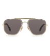 Мъжки слънчеви очила с рамка в златисто-1 снимка