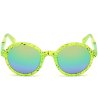 Унисекс слънчеви очила в цвят лайм-1 снимка