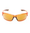 Спортни слънчеви очила с прозрачна оранжева рамка-1 снимка