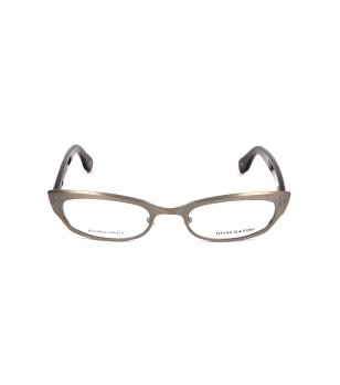 Дамски диоптрични титаниеви рамки за очила в сиво снимка
