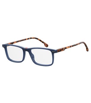 Унисекс диоптрични рамки за очила в цвят деним с контрастни дръжки снимка