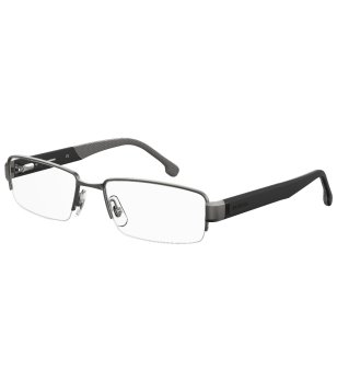 Мъжки правоъгълни рамки за очила в графит с черни дръжки снимка