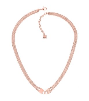 Дамско колие  в розовозлатисто снимка