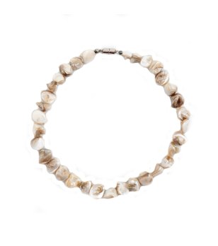 Дамско колие с естествени перли снимка