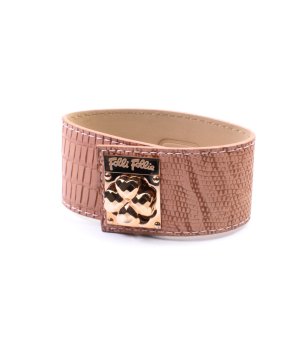 Дамска розова гривна с тока снимка