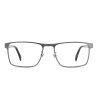 Мъжки правоъгълни рамки за очила в сиво-1 снимка