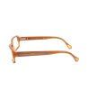 Мъжки оранжев правоъгълни рамки за очила-2 снимка