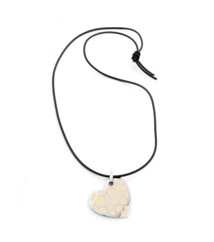 Колие с висулка сърце снимка