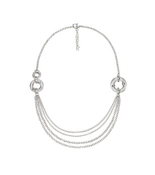 Дамско колие в сребристо снимка