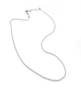 Дамско колие с верижка в сребристо снимка