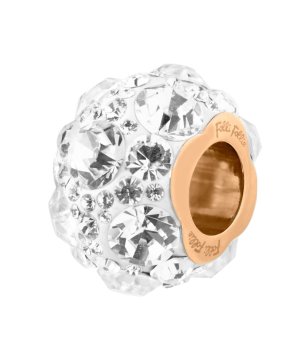 Сребрист талисман с камъчета снимка