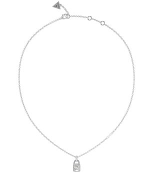 Сребристо колие с катинар висулка снимка