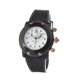 Аналогов черен дамски часовник хронограф часовник снимка