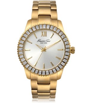 Дамски златист часовник с камъни снимка