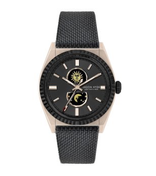 Аналогов часовник в черно и златисто  снимка