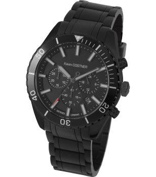 Черен часовник хронограф  снимка