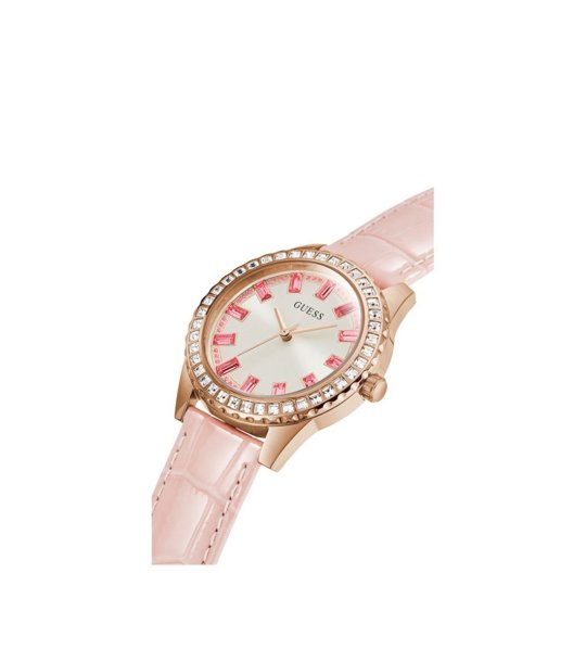 Дамски златист часовник с камъчета снимка