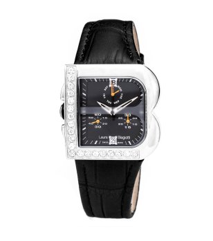 Кварцов дамски часовник в черно снимка