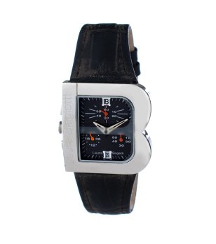 Дамски аналогов часовник в черен цвят снимка