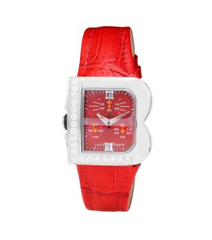 Дамски кварцов часовник в червено снимка