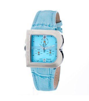 Дамски кварцов часовник в син нюанс снимка