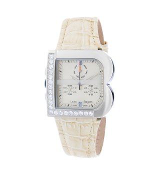 Дамски кварцов часовник в цвят крем снимка