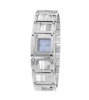 Дамски кварцов часовник със син дисплей снимка