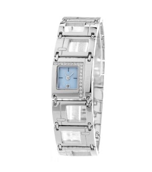 Дамски кварцов часовник в сребрист цвят снимка