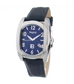 Аналогов часовник с каишка в син нюанс снимка