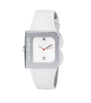 Дамски кварцов часовник в бяло снимка