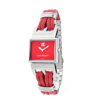 Дамски кварцов часовник в червено снимка