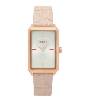 Дамски правоъгълен часовник в розовозлатисто снимка