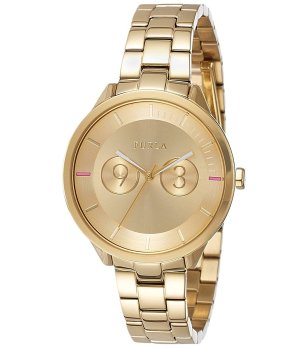 Дамски златист кварцов часовник снимка