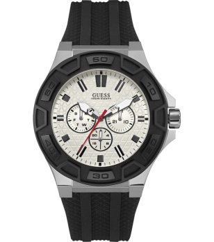 Мъжки аналогов часовник в сиво и черно снимка