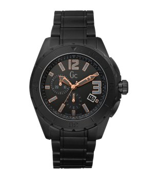 Мъжки черен часовник хронограф  снимка