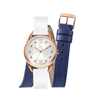 Дамски кварцов часовник с дълга кожена каишка снимка